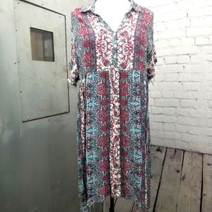 Uncle frank size medium dress hippie boho  simplicity nwot